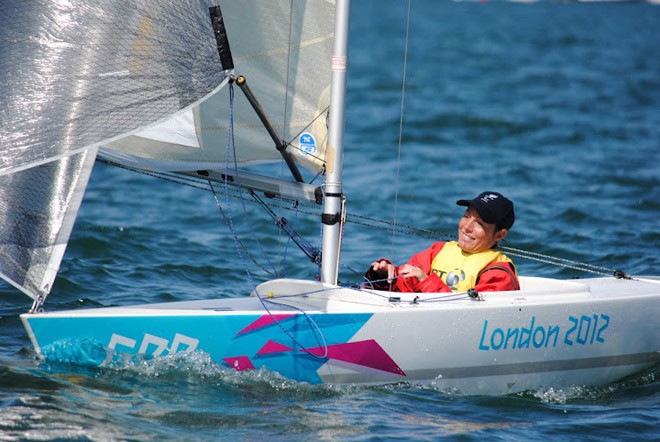 Helena Lucas, 2.4mR sailing on day 5 of the 2012 Paralympic Sailing Competition © David Staley - IFDS 